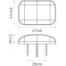 SM62 Series LED Rear Marker - Red SM62 Series LED Rear Marker - Red
